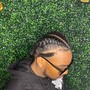 Natural plats/ individual braids