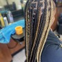 Medium Knotless Braids