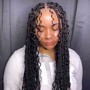 Shoulder Boho Knotless Braids