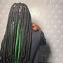 Butt Length Braids