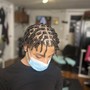 Loc retwist and updo