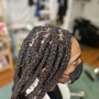 Parting only for braids/twist