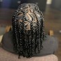 Invisible locs/ kamikaze twist (natural hair)