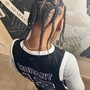 Kid's Braids ponytail style