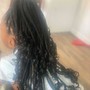 Kids braids with beads