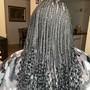 Smedium Goddess Knotless Braids