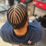 Men's Cornrows w/ Design