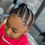 Kid's Braided ponytail