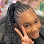 Braided ponytail (kids)