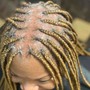 Goddess knotless braids