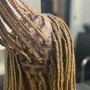 Goddess knotless braids