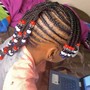 2 braid cornrows