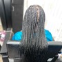 1 Layer Large Feed In Braids (Waist Length)