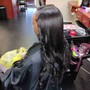 Tape-in hair extensions with the ha