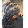 5-8 Zig zag parts stitch feed in braids