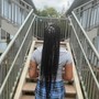 Large Knotless Braids