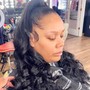 Partial Weave ( half of your head only or half up half down)