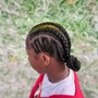 Feed in Ponytail Braids (Medium)