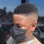 Male Fade w/ Facial Trim