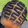 2 cornrows