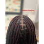 Distressed Locs-Medium(If your real hair is short to shoulder length)