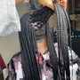 Small Traditional Box Braids