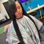 Closure wig install