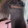 Weave ponytail (natural hair )