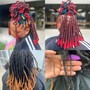 DREAD/LOC ROSE PETAL HAIRSTYLE