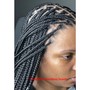 Regular Box Braids Medium-Midback