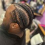 Mens basic cornrows