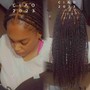 Feed-ins (straight back) Braids