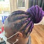 Natural Hair (Cornrows with extensions)