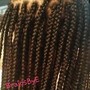 Smedium Bohemian Knotless Braids