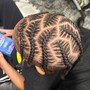 Feed in braids