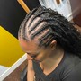 Feed-in Braids, Partial Sew In