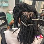 Locs retwist medium size