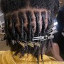 Loc Maintenance ( Traditional Palmroll) (Medium/Short Length)