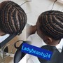 Men's Braids wit Natural hair