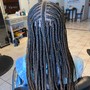 2 feed in  braids