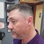 hair cut W/ straight razor shave