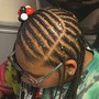 Character Beads Scalp Braid Designs