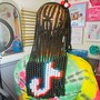 Character Beads Scalp Braid Designs