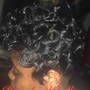 Natural hair care w/ steam treatments