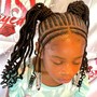 Crochet Ponytails w/ Natural Cornrows