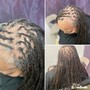 Interlocs establishment-two strand twist method