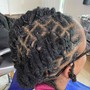 Natural Hair (Cornrows with extensions)