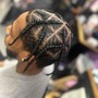 Mens basic cornrows