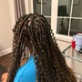 Small knotless Box Braids