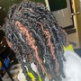 Full head soft locs retouch